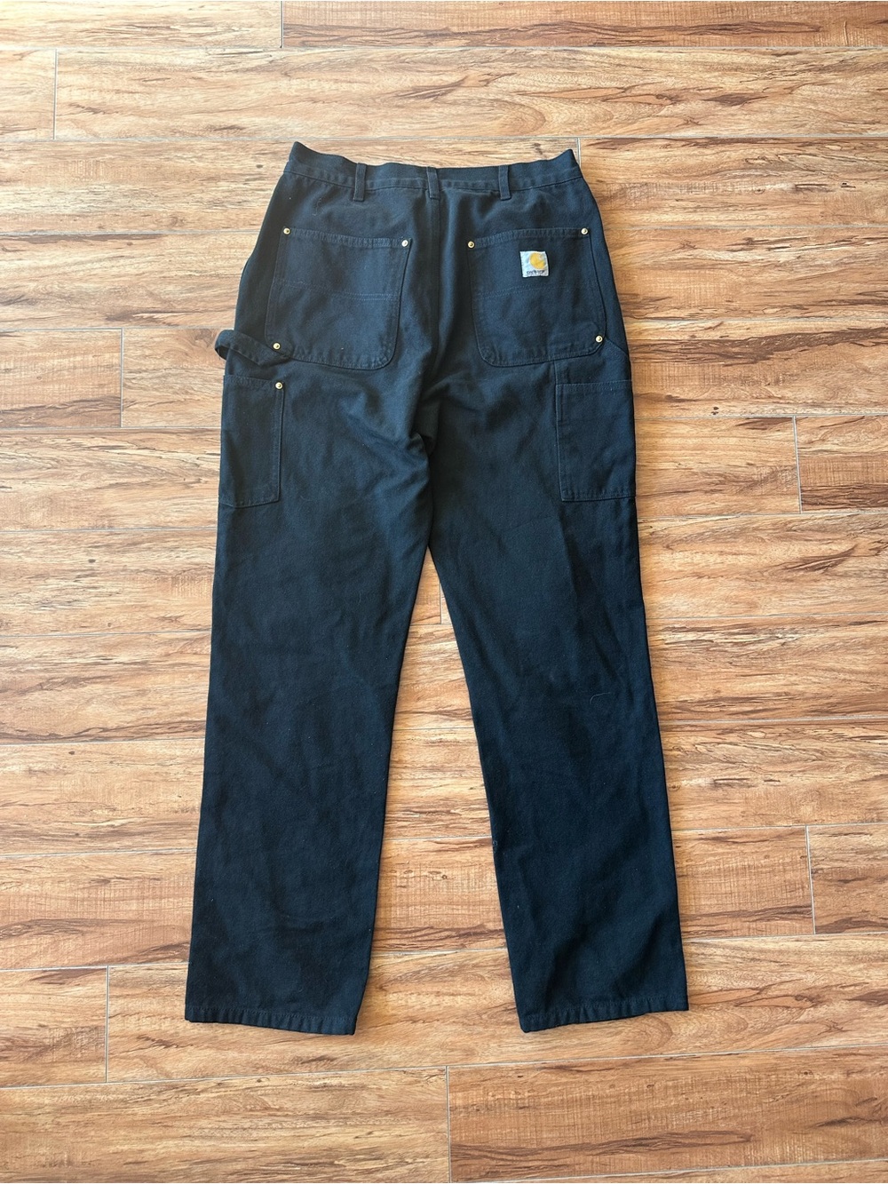 Carhartt Men's Black Workwear Carpenter Pants USA